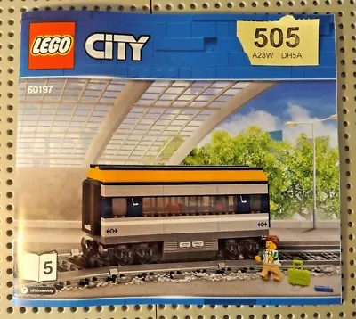 Buy LEGO  Train -PASSENGER COACH - New -- REF 505 From Retired Set 60197 • 25.95£
