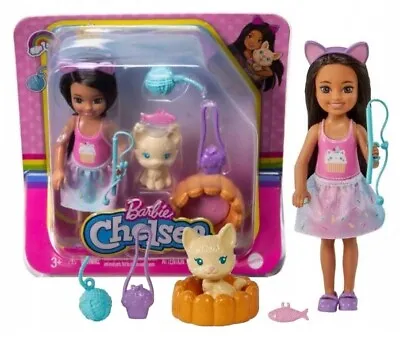 Buy BARBIE CHELSEA DOLL Playing With A Kitten HGT09 • 41.10£