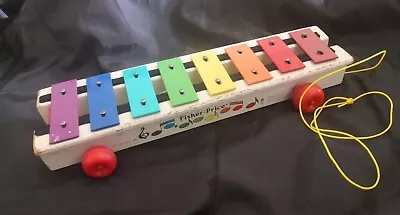 Buy Vintage Fisher-Price Pull-A-Tune Xylophone Toy 1964-70's * Well Used Condition * • 3.99£