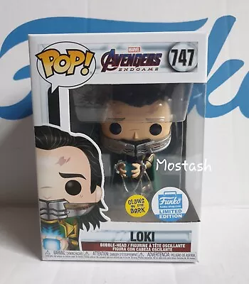 Buy Funko Pop Loki W Tesseract GITD #747 Avengers Endgame - Tom Hiddleston *Genuine* • 69.99£