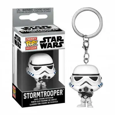 Buy Star Wars Stormtrooper 2  Pocket Pop Keychain Vinyl Figure Funko Uk Seller • 8.95£