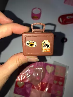Buy BARBIE BUSY HANDS CASE BROWN SUITCASE WITH MATTEL STICKERS VINTAGE 70'Ss • 6.07£