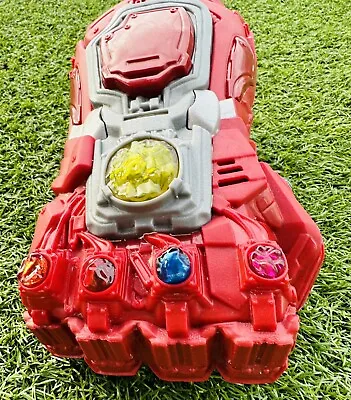 Buy Marvel Avengers Endgame Red Infinity Gauntlet Electronic Fist Toy • 7.99£