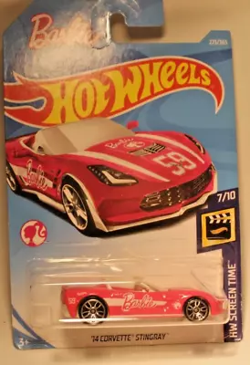 Buy Hot Wheels Screen Time Barbie Corvette 2020 • 22.99£