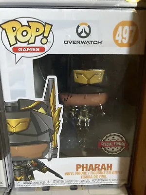 Buy Funko Pop #497 Pharah Overwatch Special Edition Free Pop Protector • 17.95£