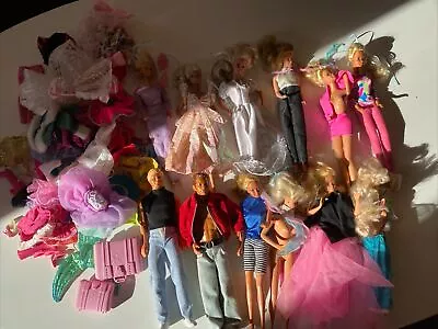 Buy Vintage Barbie Lot Doll, Many Clothes , Accessories • 241.04£