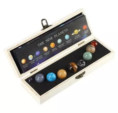Buy Collectors Boxed Miniature Solar System Orrery Globe Planet Glass Marbles Set • 19.95£