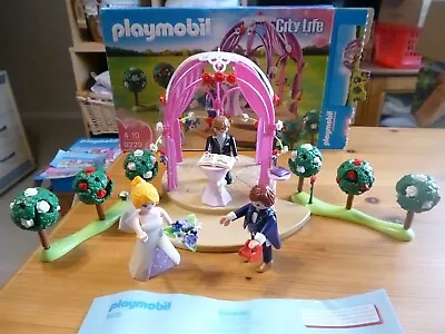 Buy Playmobil City Life 9229 Wedding Pavillion Set With Box And Instructions • 10£