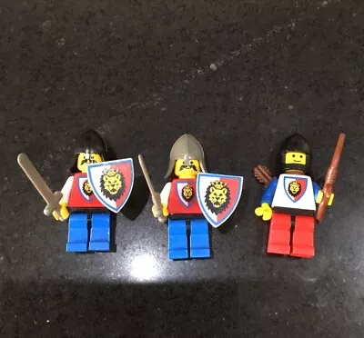 Buy Lego Royal Knights Castle Minifigures 3846p4d 3847 6090 6046 1752  X 3 Vintage • 15.99£