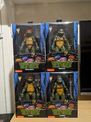 Buy NECA Teenage Mutant Ninja Turtles 1990 Set Of Four (Read Description) • 149.99£