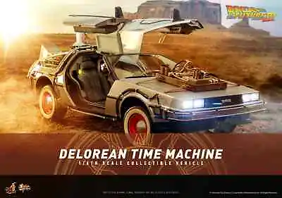 Buy BACK TO THE FUTURE III 3 DeLorean Time Machine 1/6 Vehicle HOT TOYS Pre-Order • 856.47£