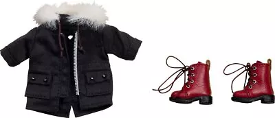 Buy Good Smile Nendoroid Doll: Boots And Duffle Coat (Black) Warm Clothing Set • 42.88£