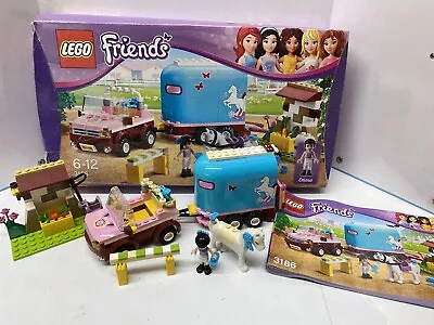 Buy Lego Friends 3186 Emma’s Horse Trailer With Box And Instructions 2012 • 4.99£