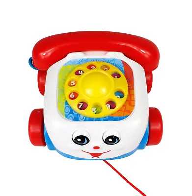 Buy Fisher Price Chatter Phone Pull Along Toddler Toy Telephone Mattel 2000 Model  • 8.50£