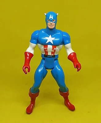 Buy Vintage Marvel Super Heroes Secret Wars Captain America Mattel 1984 Figure • 8.95£