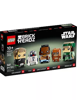 Buy LEGO 40623 LEGO Star Wars BRICKHEADZ Battle Of Endor Heroes Brand New Sealed • 42.75£