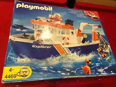 Buy Boxed PLAYMOBIL 4469 Vintage Nautical Expedition Ship Explorer /Rescue Boat • 35.75£