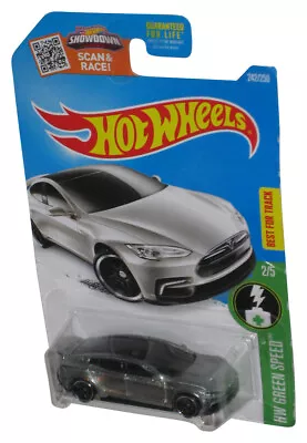Buy Hot Wheels HW Green Speed 2/5 (2015) Silver Gray Tesla Model S Car 242/250 - (Mi • 14.06£