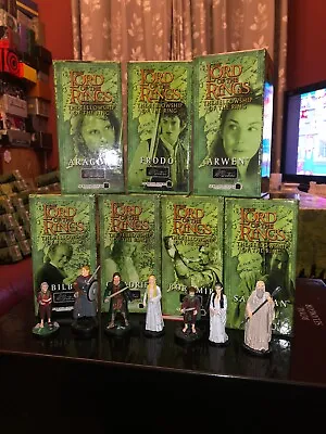 Buy 7 X Britain Lord Of The Rings Bundle - Figures Statues Frodo Aragorn Bilbo Arwen • 59.99£