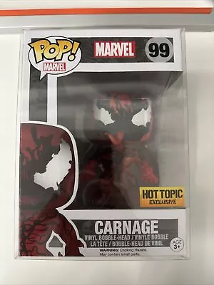 Buy Funko Pop Carnage 99 Hot Topic Exclusive Marvel • 77.08£