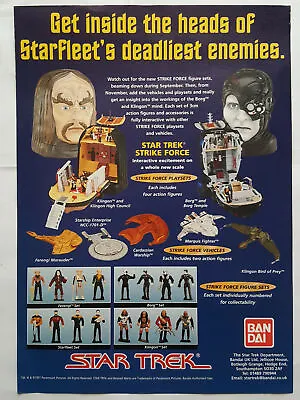 Buy Star Trek - Ban Dai - Ships & Action Figures - Magazine Advert #B12979 • 4.99£