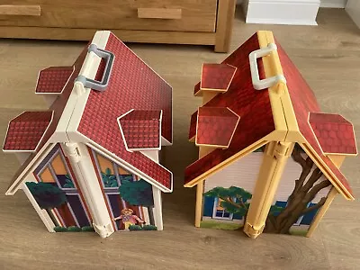 Buy Playmobil Take Along Fold Out Doll House And Vet Clinic - Empty -No Accessories • 9.99£