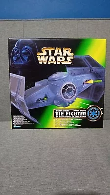 Buy Star Wars The Power Of The Force Darth Vaders Tie Fighter Kenner 1998 New Sealed • 45£