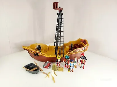 Buy Playmobil Pirates Red Serpent Pirate Ship 2014  From Set 5678 / 5618 Incomplete • 14.99£