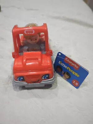 Buy Fisher-Price Little People Help Others Orange Pickup Truck & Boy Figure New • 7.99£