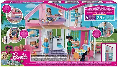 Buy Barbie House Malibu FXG57 Mattel Malibu House House House Domek Playsset Villa Toy • 153.64£