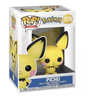 Buy Funko Pop Pichu Pokemon Pop Games Figure #579 Brand New • 13.99£