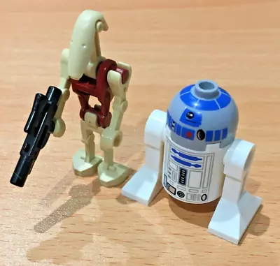 Buy Lego R2-D2 & BATTLE DROID SECURITY Star Wars Minifigures Sw0217 Sw0096 9494 MINT • 7.99£