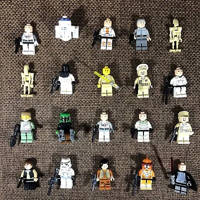 Buy Lego Star Wars HUGE Job Lot Bundle Of 20 Rare Lego Mini Figures Minifigures Used • 11.54£