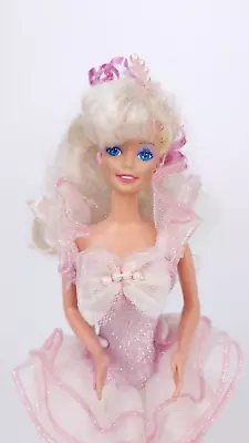Buy Mattel Vintage 1991 Pretty Surprise Barbie With Original Dress Jewelry Doll • 25.23£