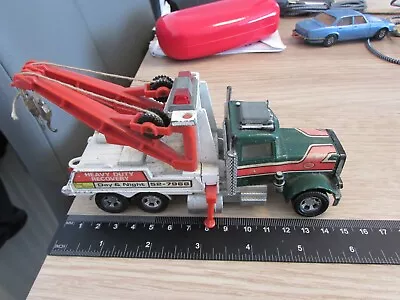 Buy Matchbox Superkings 1978 Peterblit Truck With Outriders And Cranes Working • 20£