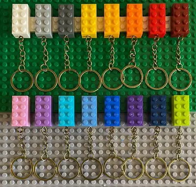 Buy Lego Keychain/keyring Brick 2x4 NEW Genuine Lego - School Bag/pencil Case Charm • 3.99£