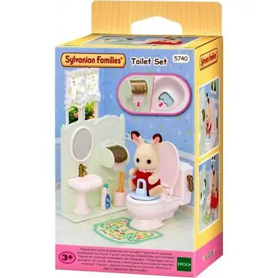 Buy Sylvanian Families Toilet Set Including Sink & Accessories - 5740, 3+ • 9.99£