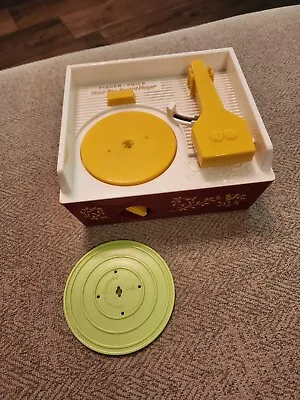 Buy Fisher Price Music Box Record Player Vintage Toy With Working  • 12.95£