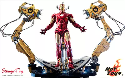 Buy Hot Toys 1:4 Iron Man Mark IV With Suit-Up Gantry - Iron Man 2 • 1,395£