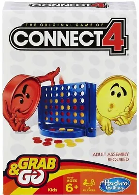 Buy *NEW* Connect 4 Grab And Go Travel Game - 6+ - DAMAGED BOX • 4.99£