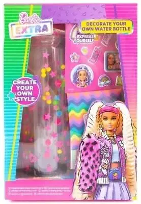 Buy Barbie Extra Decorate Your Own Water Bottle Arts And Crafts Activity Set • 11.99£