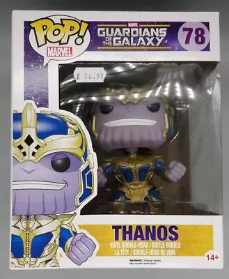 Buy Funko POP #78 Thanos - 6 Inch - Marvel Guardians Of The Galaxy - Damaged Box • 11.99£
