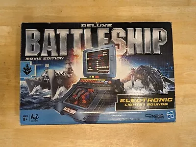 Buy Deluxe Battleship Movie Edition COMPLETE & TESTED Hasboro 2012 Electronic C-290B • 72.05£