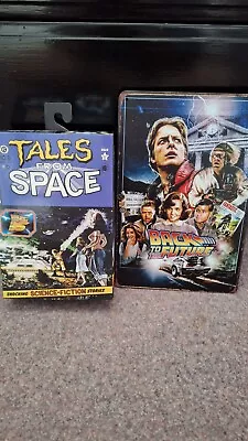 Buy Neca Back To The Future Marty Mcfly Tales From Space Plus Metal Sign • 24.99£