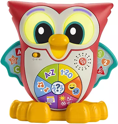 Buy ​Fisher-Price Linkimals Light-Up & Learn Owl, English Version, Interactive Music • 27.92£