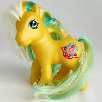 Buy Vintage My Little Pony G3 MLP Darling Dahlia Genuine Hasbro 2002 Yellow Figure • 12.99£
