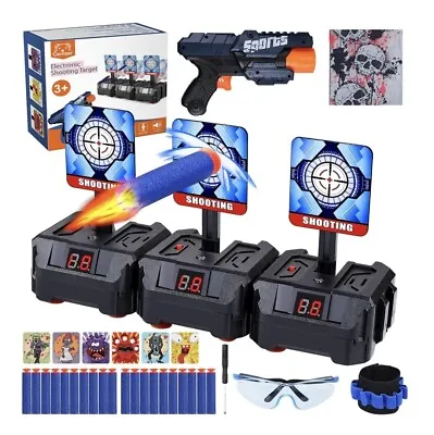 Buy Electronic Shooting Target Toy For Nerf Guns - Auto Reset With Full Kits • 10.50£