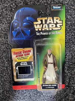 Buy Star Wars Power Of The Force Freeze Frame - Obi-Wan (Ben) Kenobi Action Figure • 8.99£