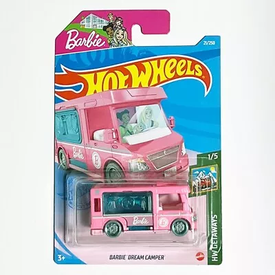 Buy Hot Wheels Barbie The Dream Camper (Pink) HW Getayaws • 10.75£