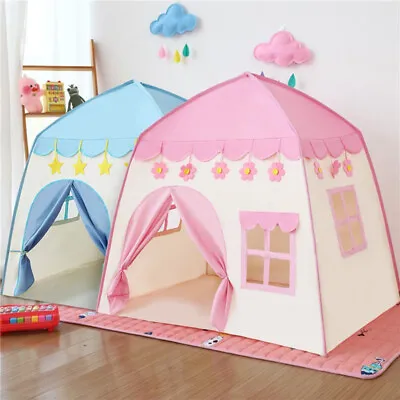 Buy UK Kids Dream Tent Pop-up Foldable Castle Home Playhouse Boy Girls Birthday Gift • 18.95£